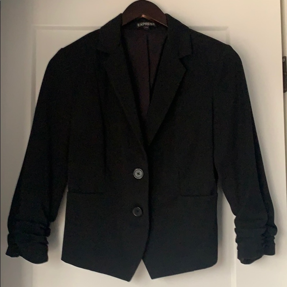 Express 2 Button Blazer, Black, Size 4